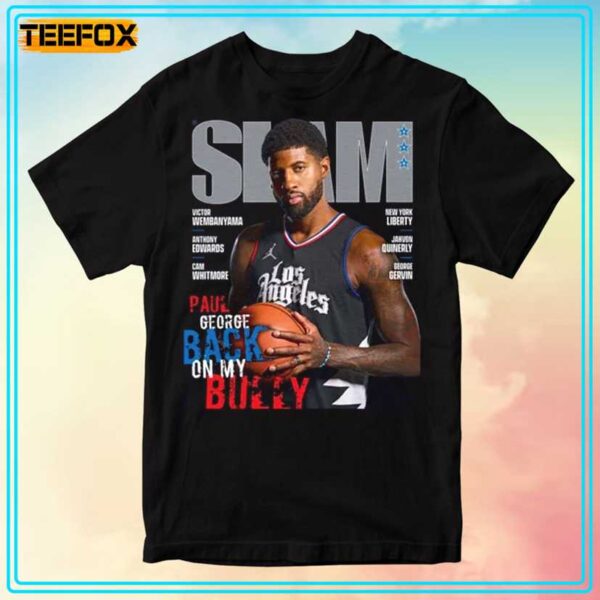 Paul George Los Angeles Clippers NBA Slam Cover T Shirt 1