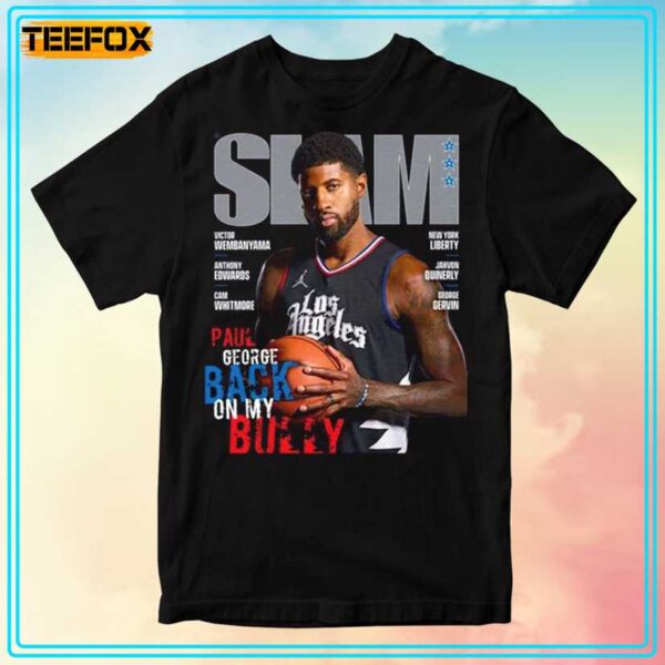 Paul George Los Angeles Clippers NBA Slam Cover T Shirt