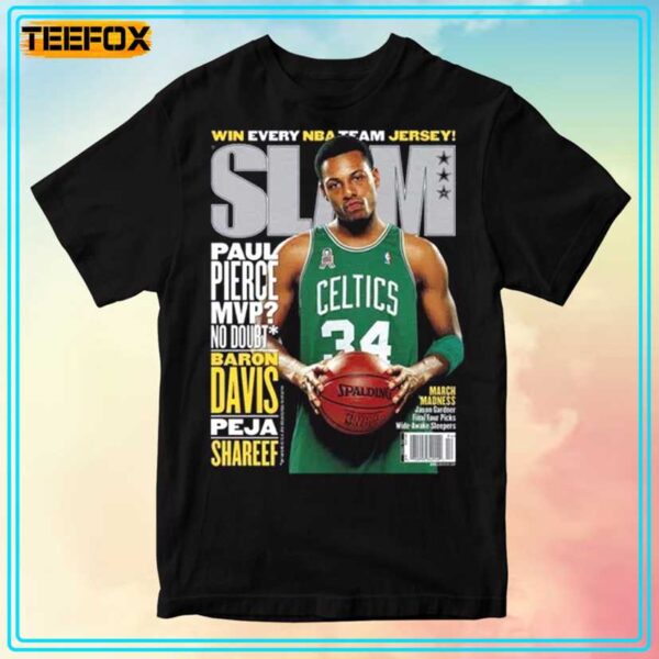 Paul Pierce Boston Celtics NBA Slam Cover Unisex T Shirt