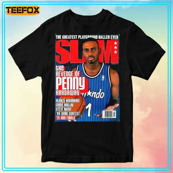 Penny Hardaway Orlando Magic NBA Slam Cover T Shirt