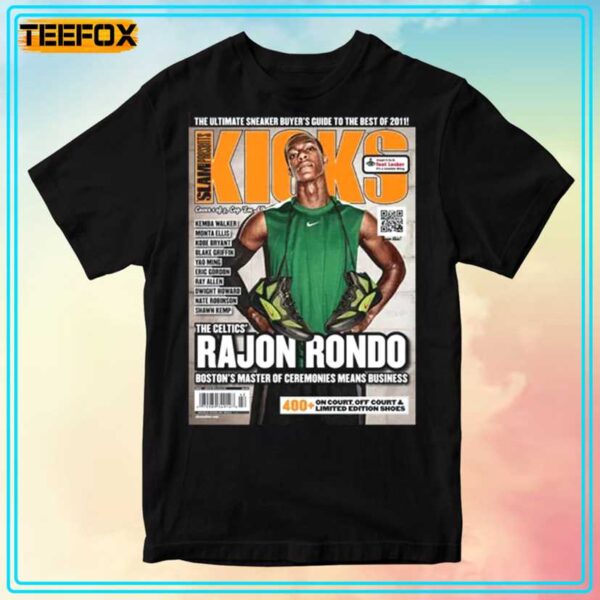 Rajon Rondo Boston Celtics NBA Slam Kicks Cover T Shirt