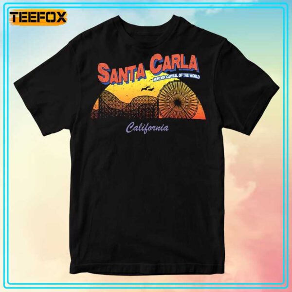 Santa Carla The Lost Boys Horror Movie T Shirt