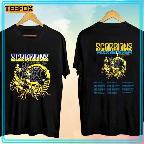 Scorpions The Europe Leg of The 2023 Unisex T Shirt