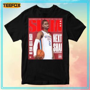 Shai SGA OKC Thunder NBA Slam Cover T Shirt