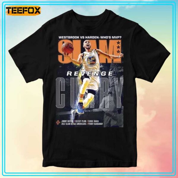 Stephen Curry Golden State Warriors Slam Cover Unisex T Shirt