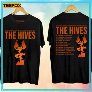 The Hives The Death Of Randy Fitzsimmons Tour 2023 T Shirt