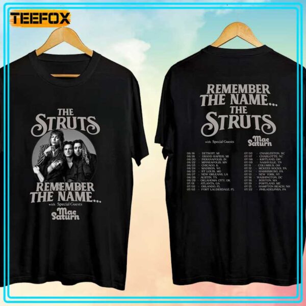 The Struts Remember The Name Tour 2023 Unisex T Shirt