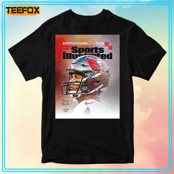 Tom Brady Tampa Bay Buccaneers NFL Sports Illustrated Cover T Shirt 1726303769