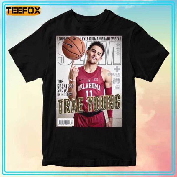 Trae Young Atlanta Hawks NBA Slam Cover T Shirt