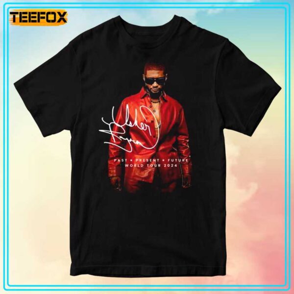 Usher Past Present Future Tour 2024 T Shirt