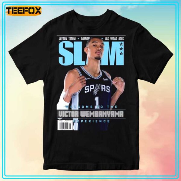 Victor Wembanyama San Antonio Spurs NBA Slam Cover T Shirt