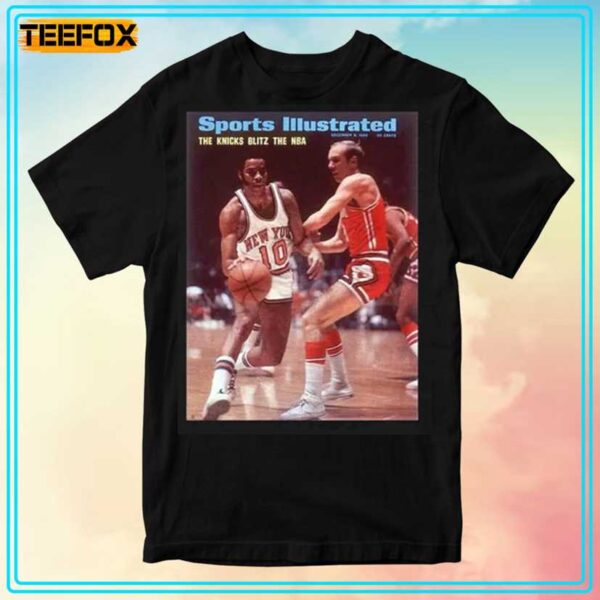 Walt Frazier New York Knicks NBA Sports Illustrated Cover T Shirt 1726303769