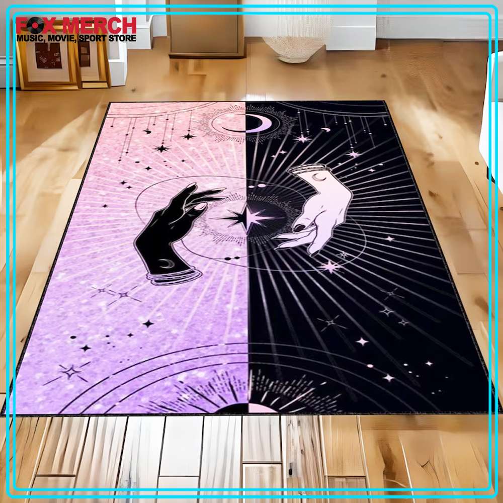 Drawing Living Room Rug Astrology Magic Drawing Rectangular Area Rugs For Living Room
