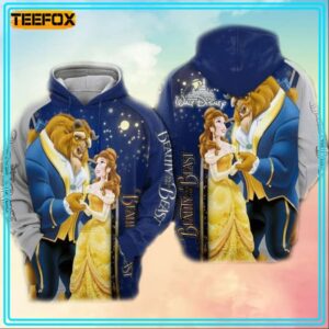 Beauty and the Beast Full Over Print 3D Hoodie