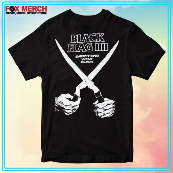 Black Flag Everything Went Black Band T Shirt