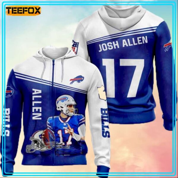 Buffalo Bills Josh Allen 3D Hoodie