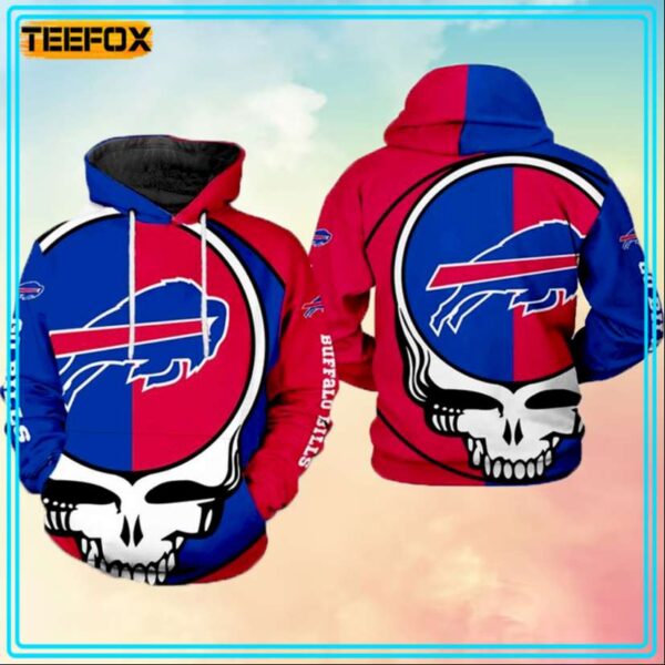 Buffalo Bills NFL Grateful Dead Unisex 3D Hoodie