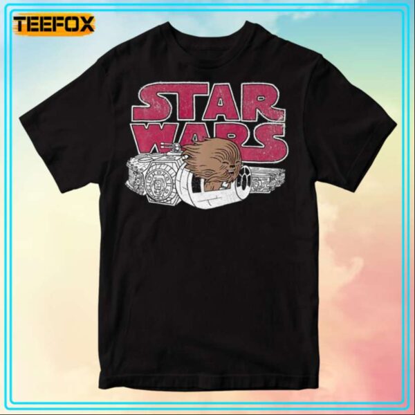 Chewie Chewbacca Millennium Falcon Star Wars T Shirt