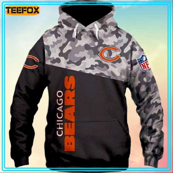 Chicago Bears Military Unisex 3D Hoodie