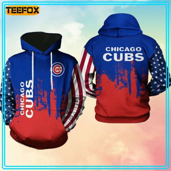 Chicago Cubs MLB Team US 3D Hoodie