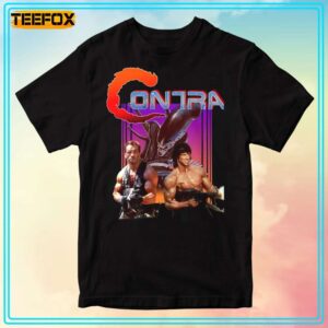 Contra Arnold Schwarzenegger Movie Vintage T Shirt