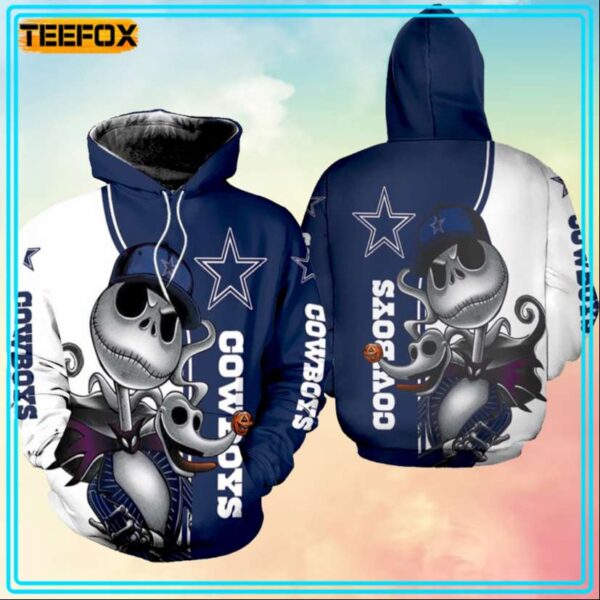 Dallas Cowboys Jack Skellington 3D Hoodie