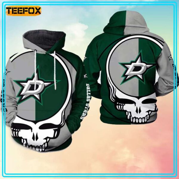 Dallas Stars NHL Grateful Dead Band 3D Hoodie