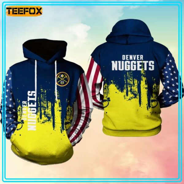 Denver Nuggets NBA Team 3D Hoodie