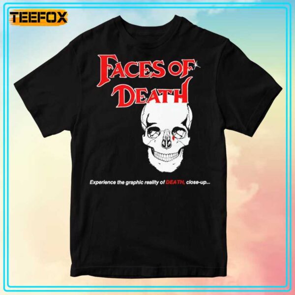 Faces Of Death 1978 Horror Movie T Shirt