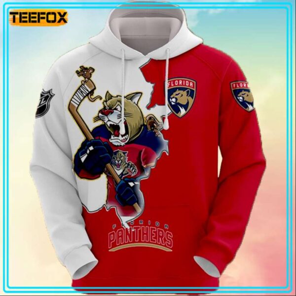 Florida Panthers Team Cartoon 3D Hoodie