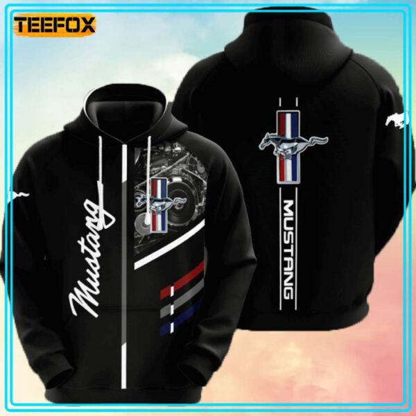 Ford Mustang American Football 3D Hoodie