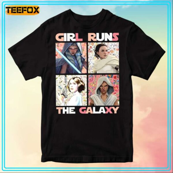 Girls Run The Galaxy Star Wars Princess T Shirt