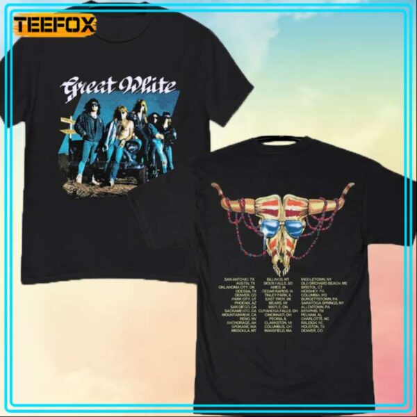 Great White Hooked Tour 1991 Unisex T Shirt