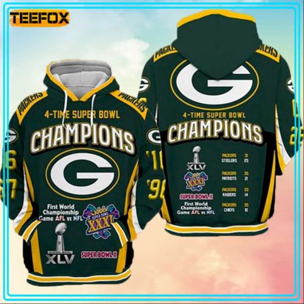 Green Bay Packers Nfl 3D Hoodie