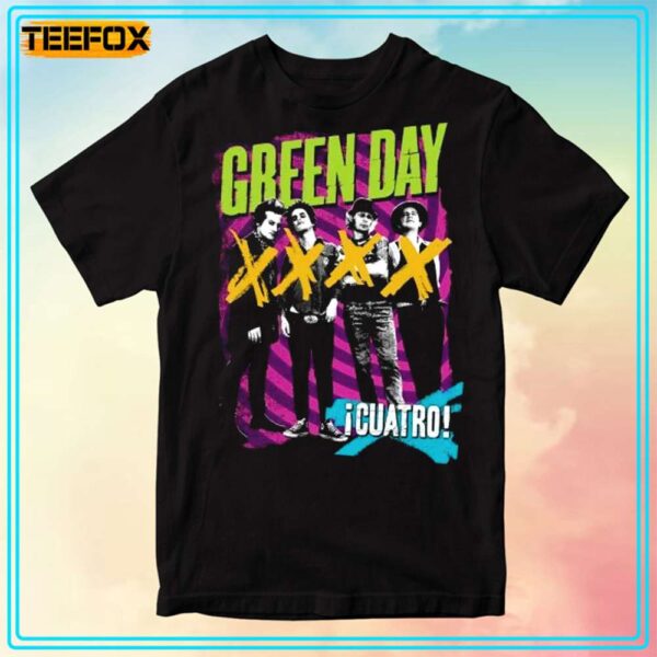 Green Day Cuatro Vintage T Shirt