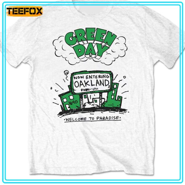 Green Day Welcome To Paradise Song T Shirt