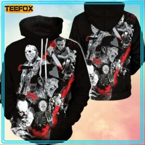 Halloween Horror Nights Characters 3D Hoodie