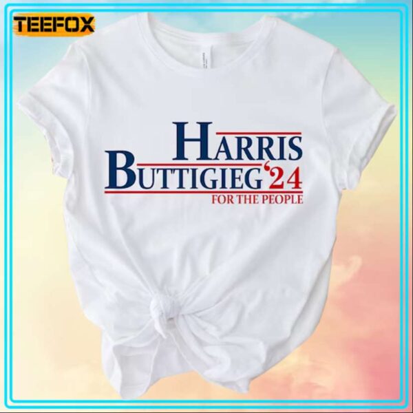 Harris Buttigieg 2024 For The People T Shirt