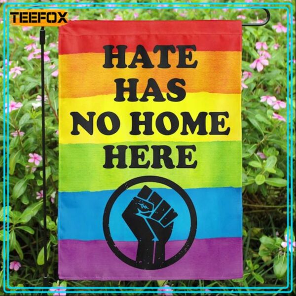 Hate Has No Home Here Black Lives Matter Garden Flag House Flag