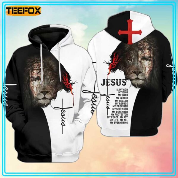 Jesus is My God My King My Lord Jesus Is My Savior 3D Hoodie