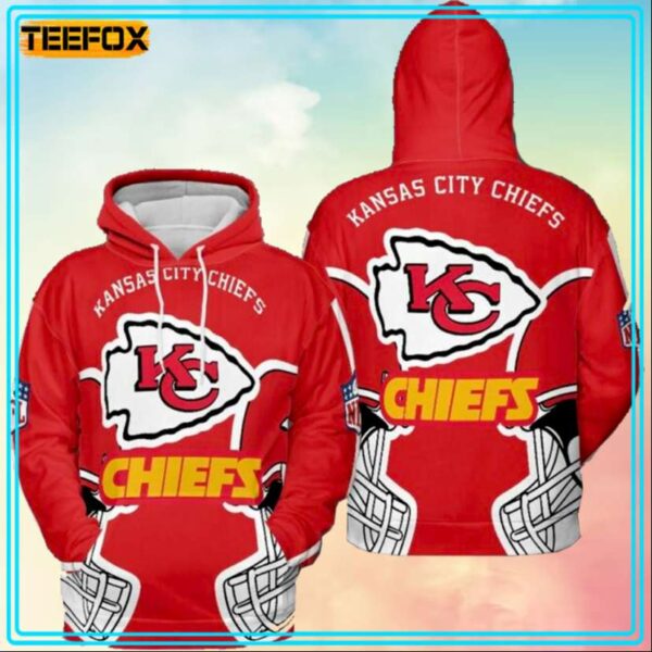 Kansas City Chiefs NFL Football 3D Hoodie