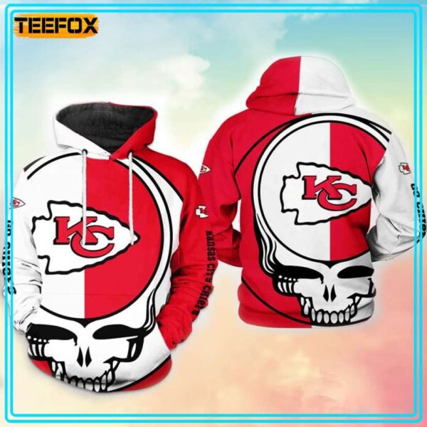 Kansas City Chiefs NFL Grateful Dead 3D Hoodie