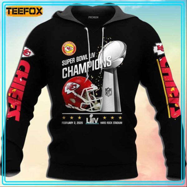 Kansas City Chiefs NFL Super Bowl 3D Hoodie