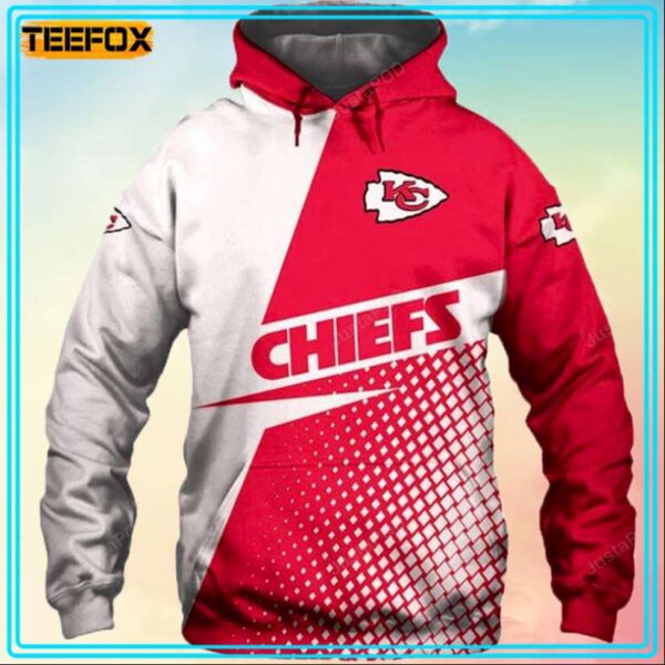 Kansas City Chiefs Red 3D Hoodie