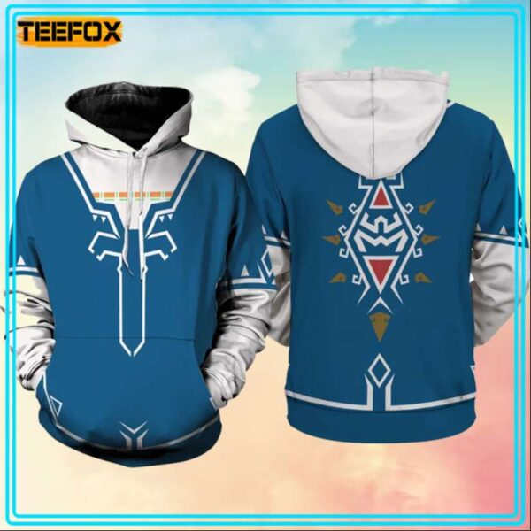 Legend Of The Zelda Tears of the Kingdom Breath of the Wild 3D Full Over Print Hoodie