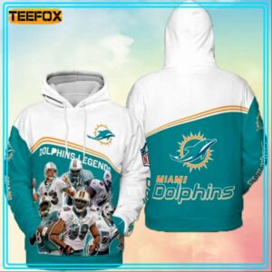 Miami Dolphins Team Legend 3D Hoodie