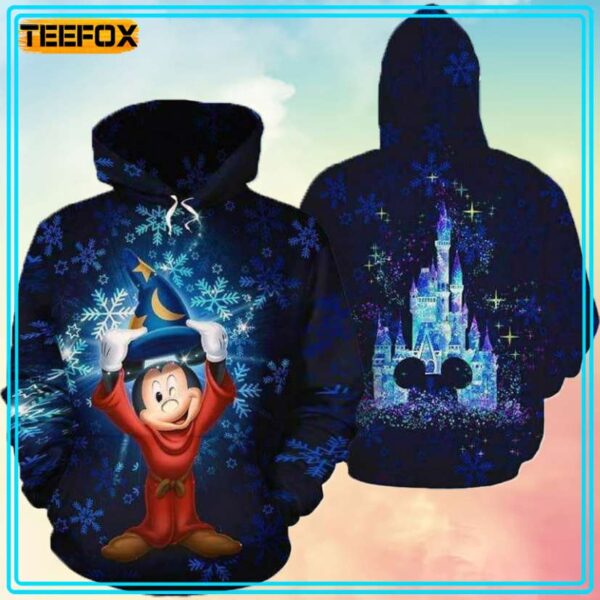 Mickey Mouse Fantasia Disney 3D Hoodie