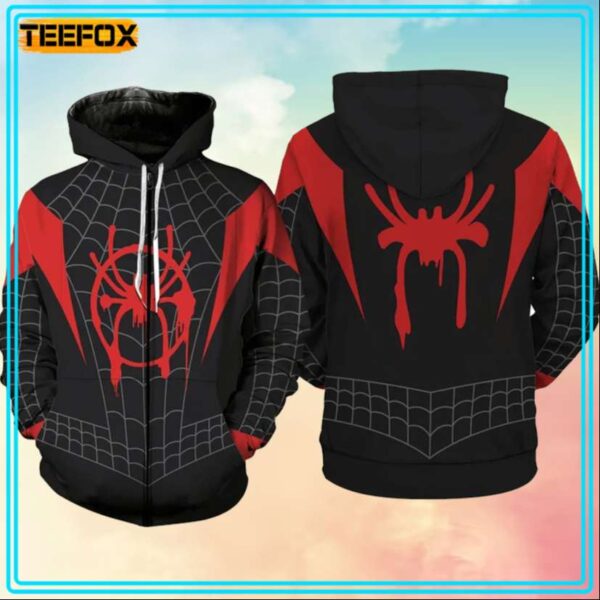 Miles Morales Spider Man 3D Hoodie Full Over Print