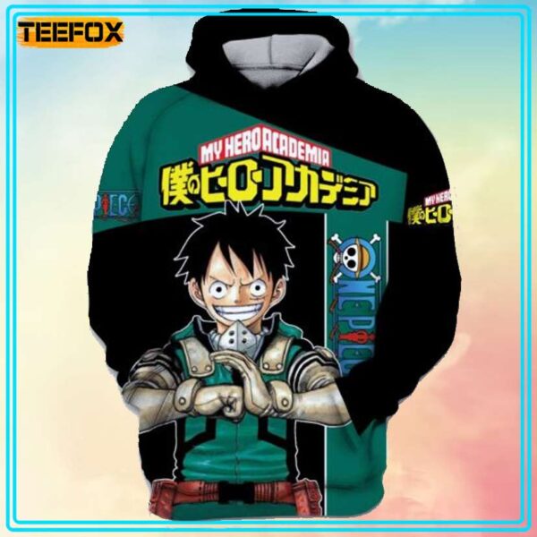 Monkey D Luffy One Piece 3D Hoodie