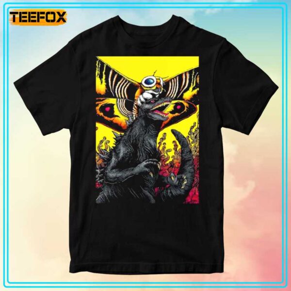 Mothra vs Godzilla 1964 Movie Vintage T Shirt